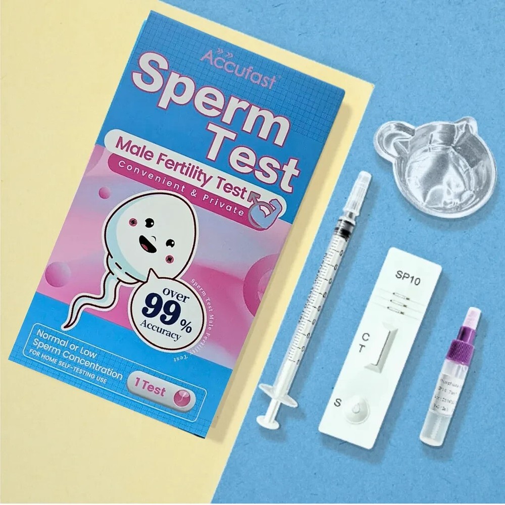 ACCUFAST Sperm Test Kit Checking Sperm Male Count Self Rapid Testing