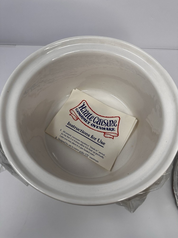 VTG FB Rogers Silver Plated Footed Casserole Dish w/Ceramic Insert