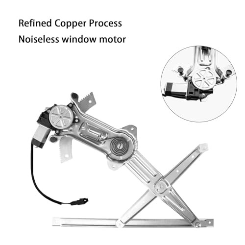 Front Left Driver Side Power Window Regulator with Motor Assembly, for 1994