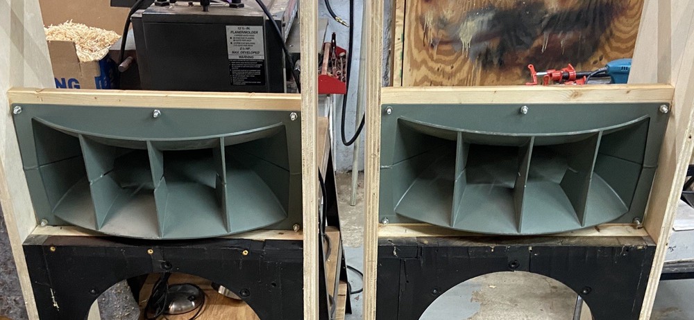 Altec 811B Horns Green (Pair)