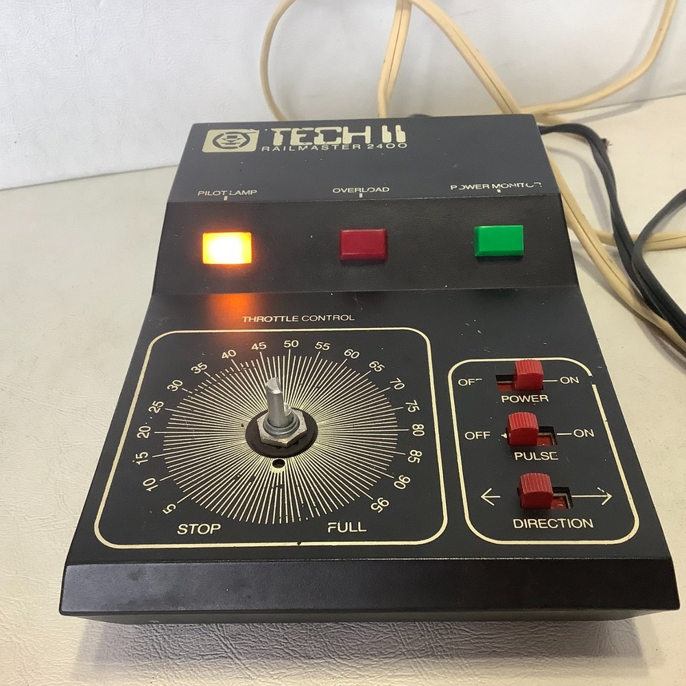 Tech II 2 Railmaster 2400 Railroad Model Control Please Read