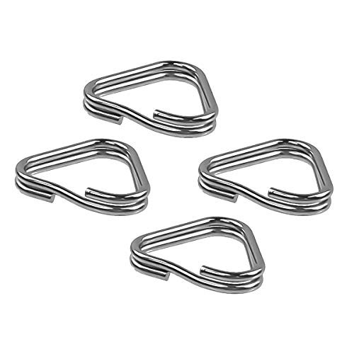 4 Pieces Lug Ring Camera Strap, Triangle Split Ring Hook, Compatible with