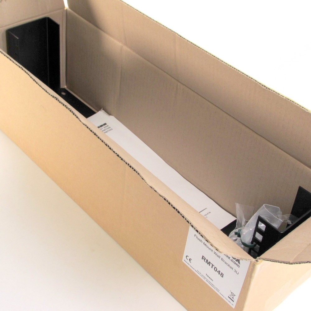 Black Box RMT048 Flush Mount Wall Bracket 3U Vertical
