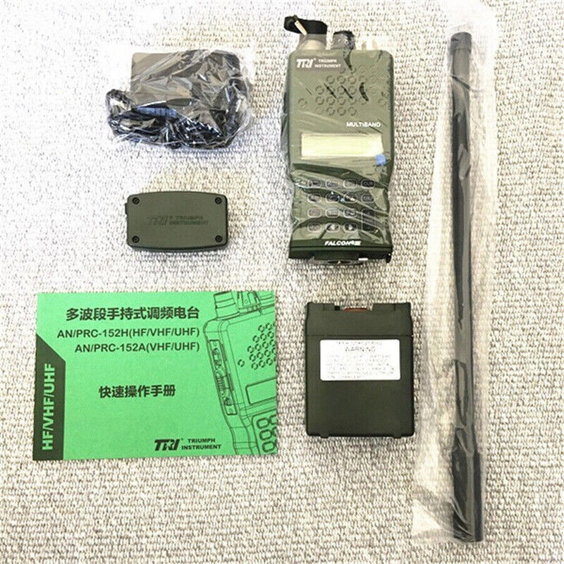 15W Tactical TRI AN/PRC-152 Handheld Radio Alloy Shell Multiband Walkie Talkie