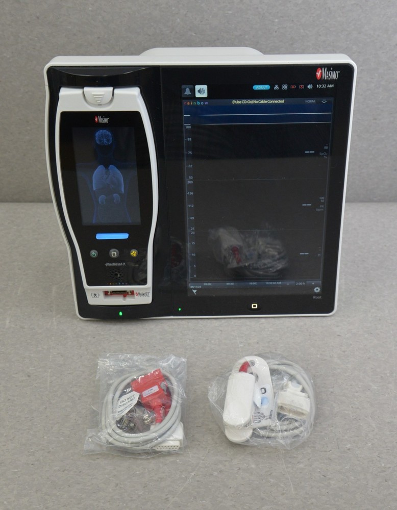 Masimo RDS7A Root Platform W/ Masimo Radical-7 Touch Screen Pulse Oximeter