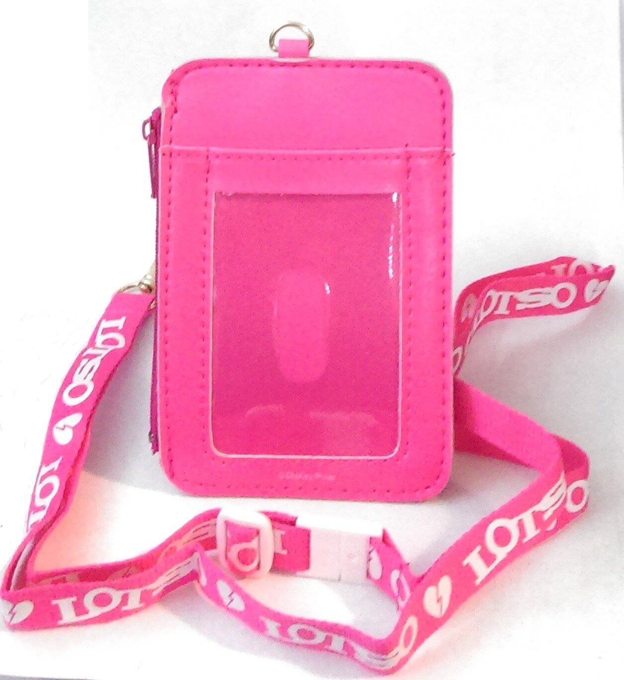 Toy Story Lotso Coin Purse Badge ID Card Holder Case Wallet Pouch Bag Lanyard