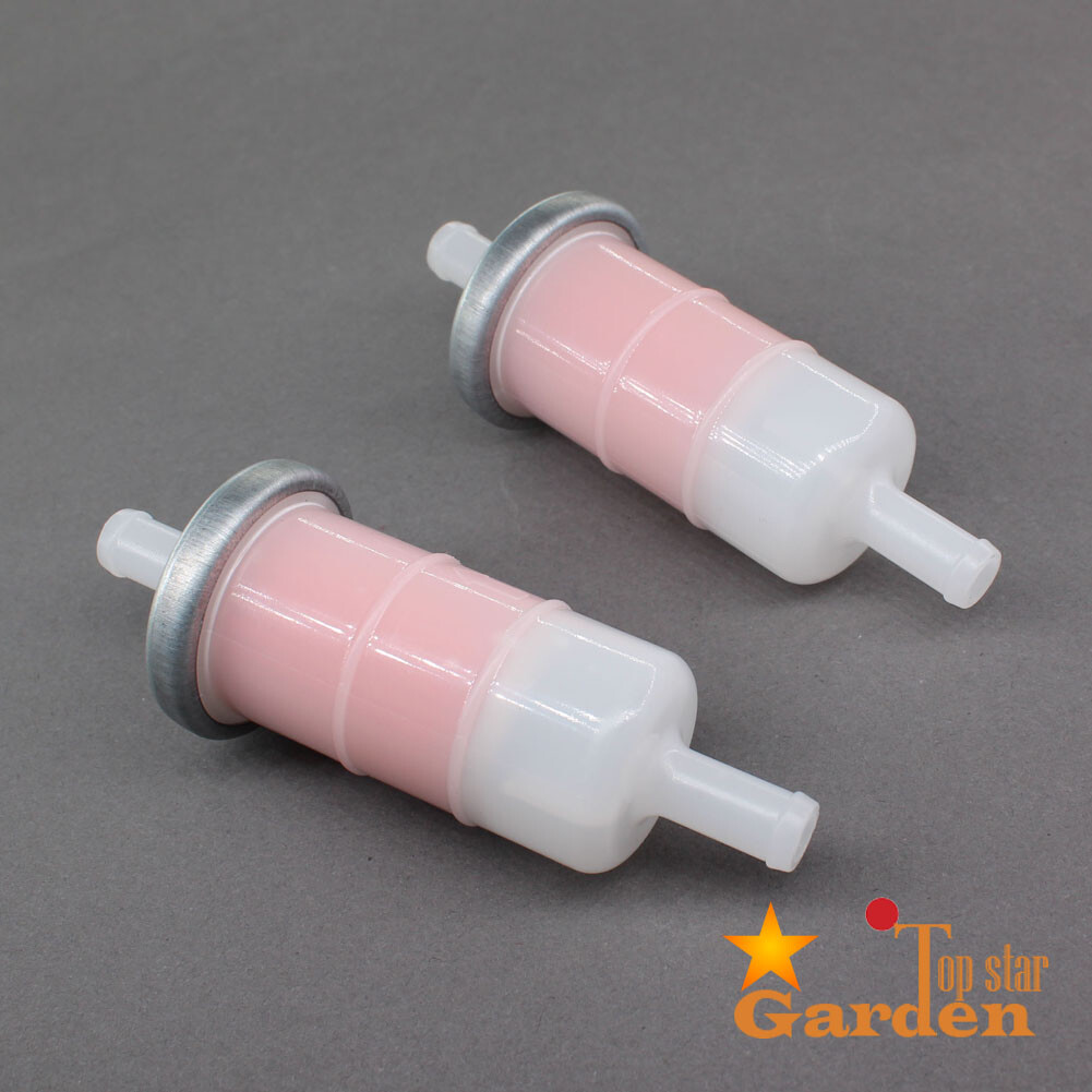 2x In-line Fuel Filter For Kawasaki Mule KAF400 KAF620 KAF300 KAF450 49019-1055