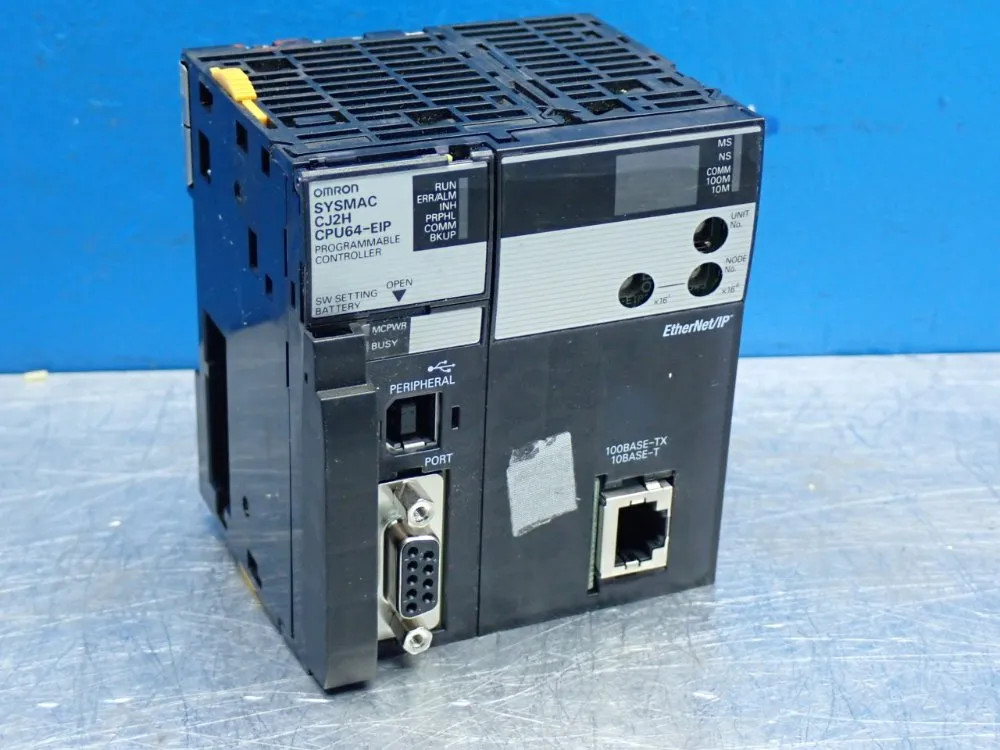 OMRON CJ2H-CPU64-EIP CJ-SERIES CPU MODULE UNIT 160K DATA MEMORY CAPACITY, 25
