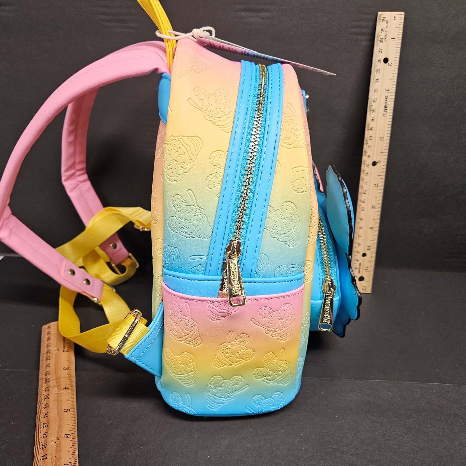 LOUNGEFLY Disney Parks TREATS World Disneyland SHAVED ICE Pastel Mini Backpack