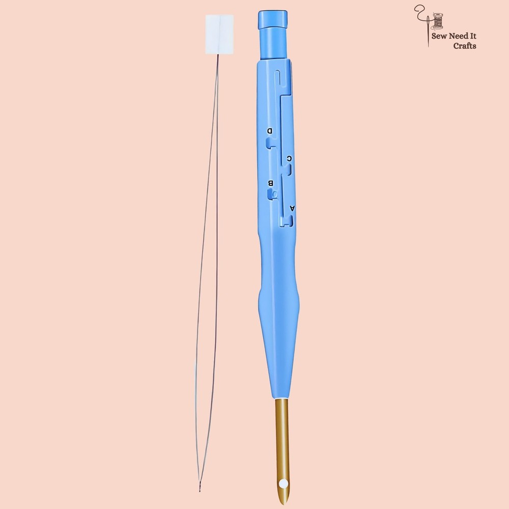 Adjustable Punch Needle Tool & Needle Threader, Punch Needles, Punch Needle Tool