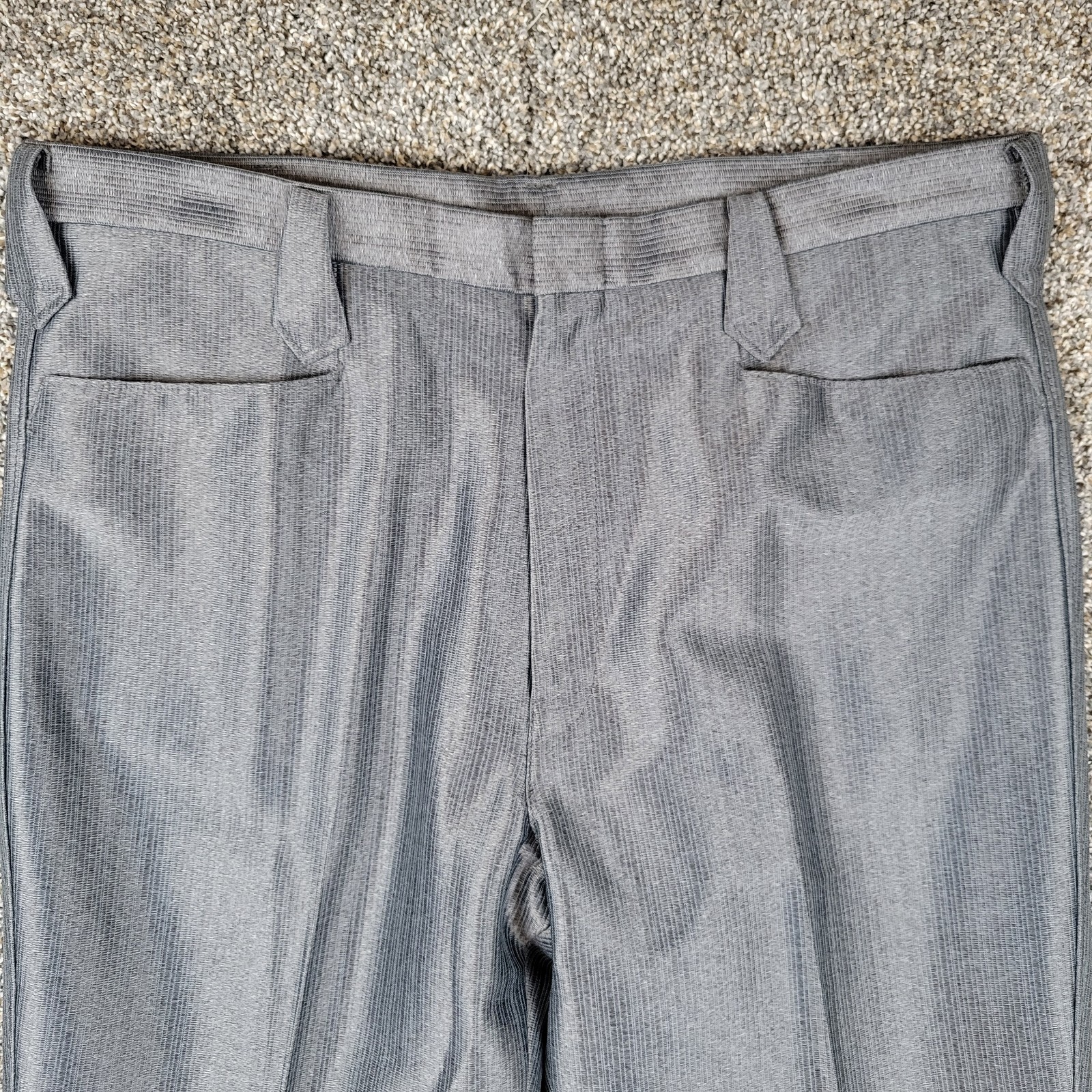 Vintage Pagano West Dress Pants Mens 37 Gray Westerner Swedish Wrap Unhemmed NWT