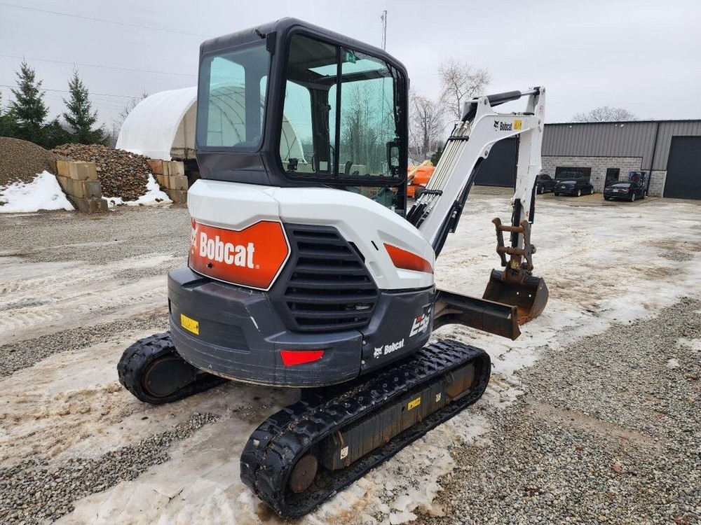 21 Bobcat E35I Mini Excavator, Long Arm, 1,059 hours, Hydraulic Thumb, Cold AC
