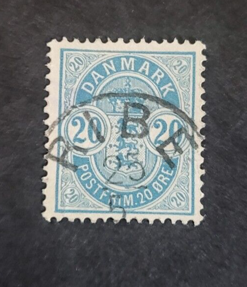 Stamps Denmark Scott #37 used