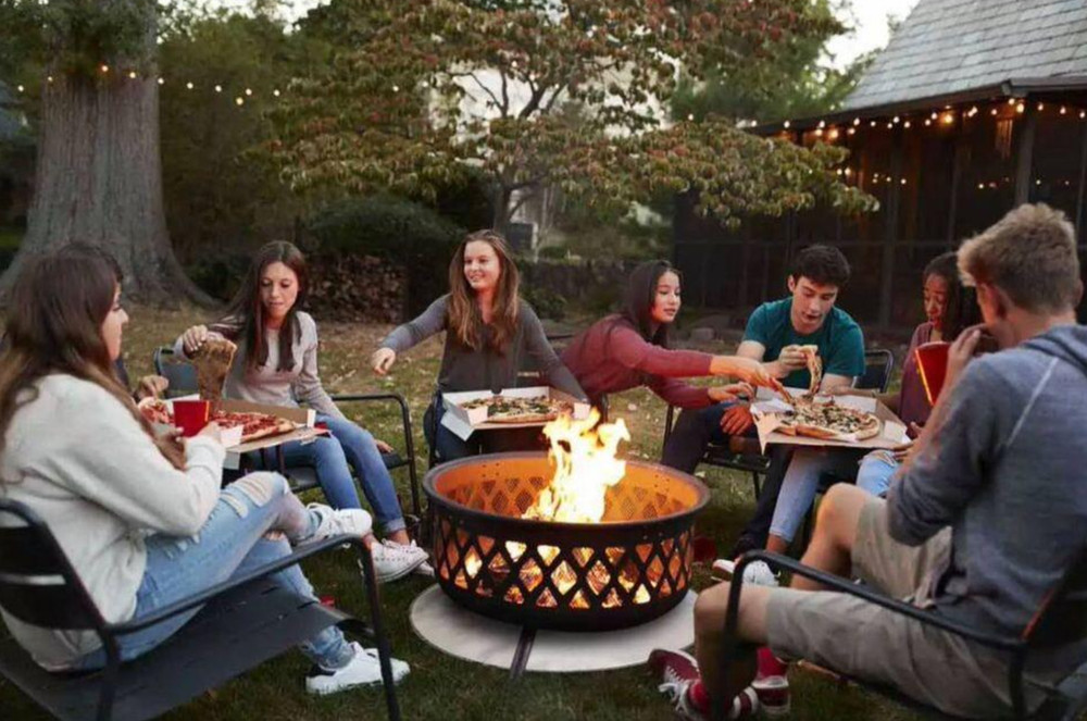 Fire Pit Mat Fireproof Mats for Under Fire Pit Mat for Deck Grass 36 inch Round