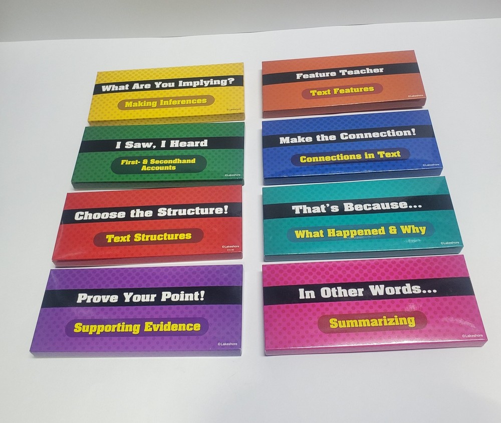 Lakeshore Match & Sort Language Quickies Informational Text Grades 4-5