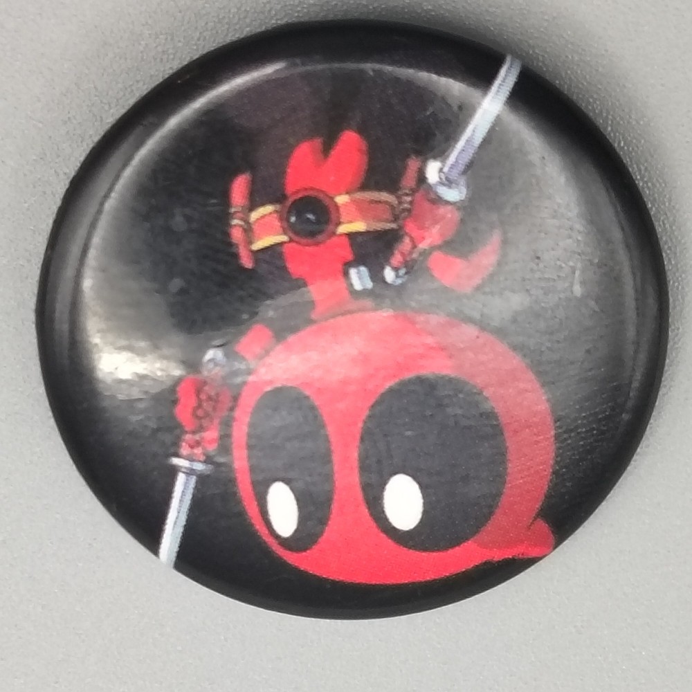 Marvel Deadpool Chibi Pinback Button 1.25" C&D Visionary Licensed