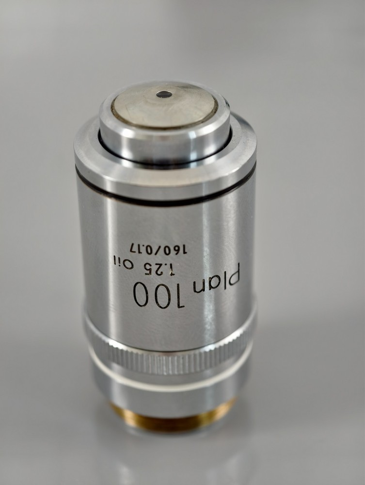 Nikon Plan 100x 1.25 Oil Microscope Objective RMS Thread