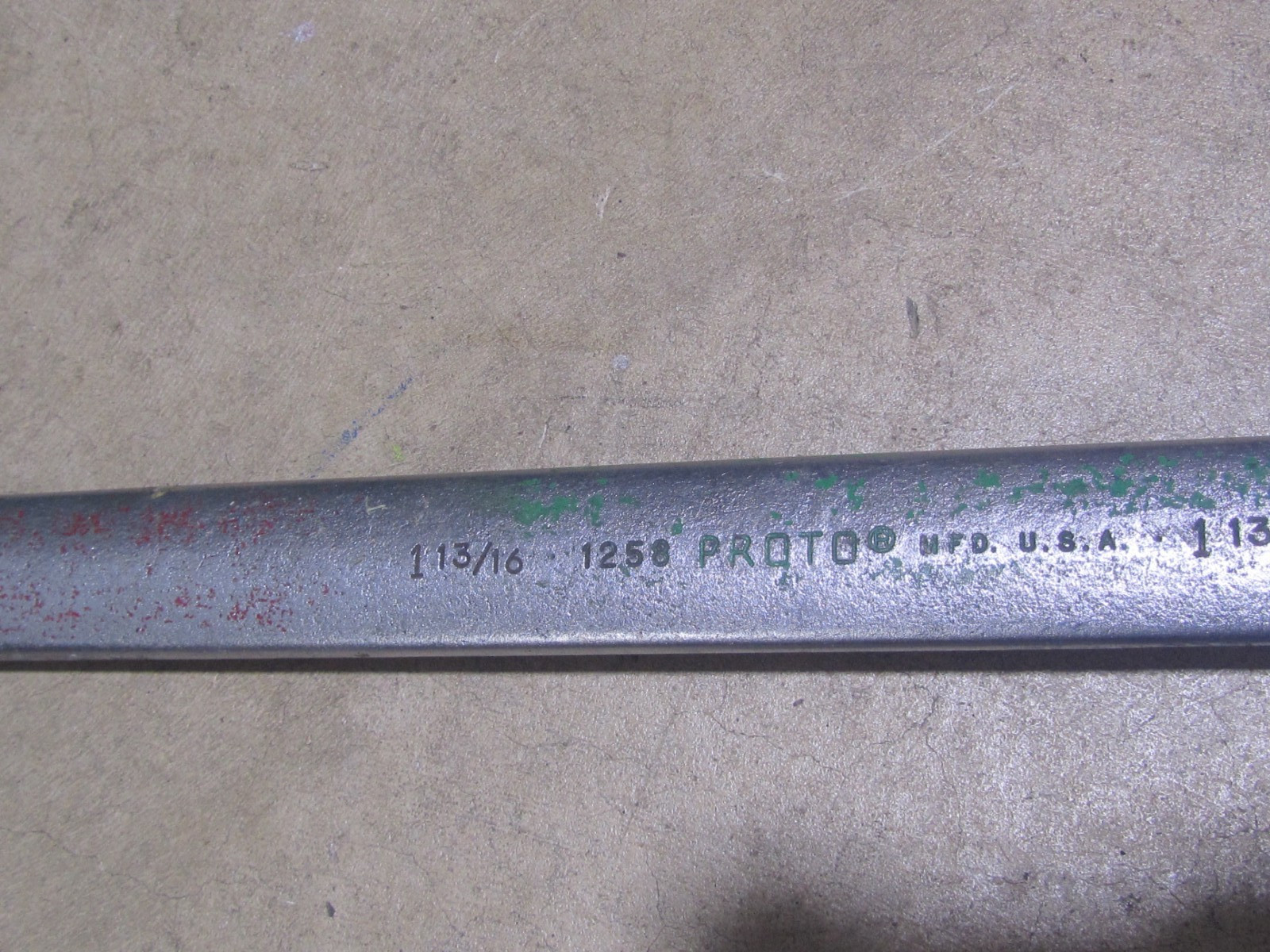 USED Proto 1258 Combination Wrench 1-13/16in