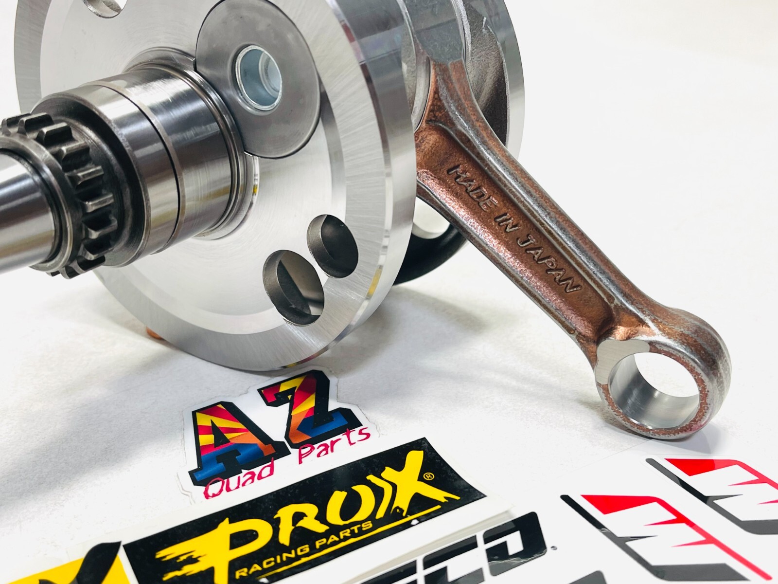 06+ Honda TRX450R TRX 450R Wiseco Crank Stock Bore Piston Gaskets Rebuild Kit