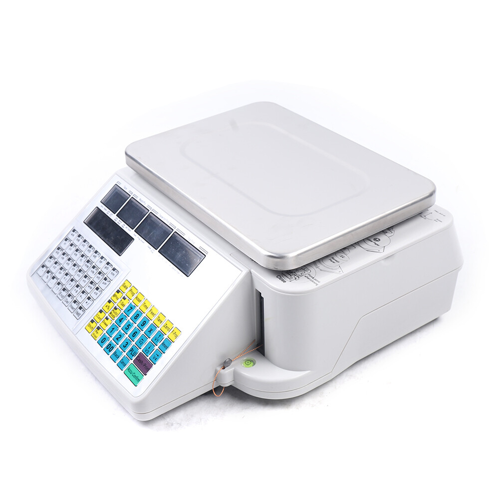 Digital Scale Price Computing Retail Meat Weigh Scale Label Printer 30Kg/66lbs!