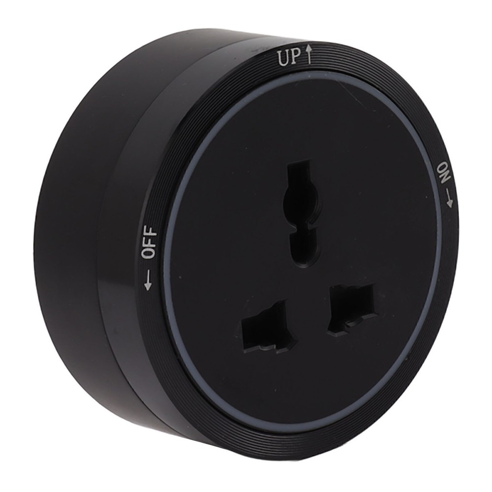 Electrical Outlet Track Socket Black Horizontal Removable Electrical Wall