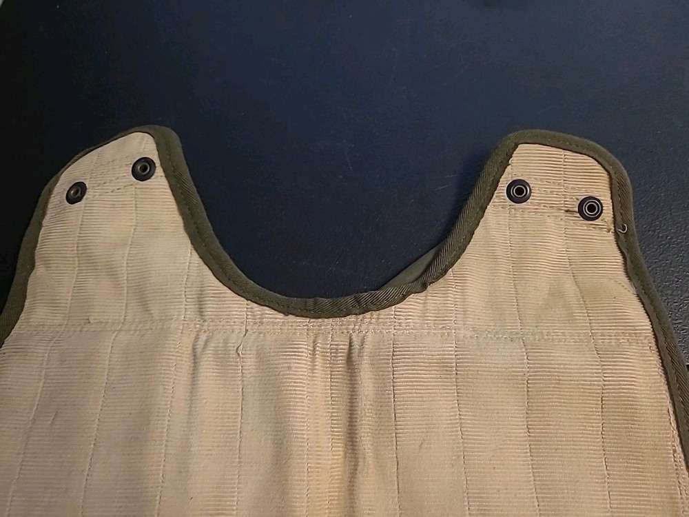 WWII US M1 Flak Vest Body Flyers Protective Armor Jacket Parts Read Description
