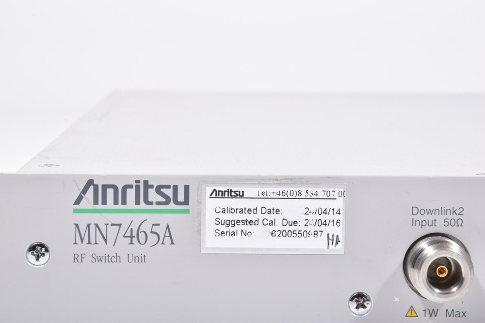 ANRITSU MN7465A, RF Switch Unit