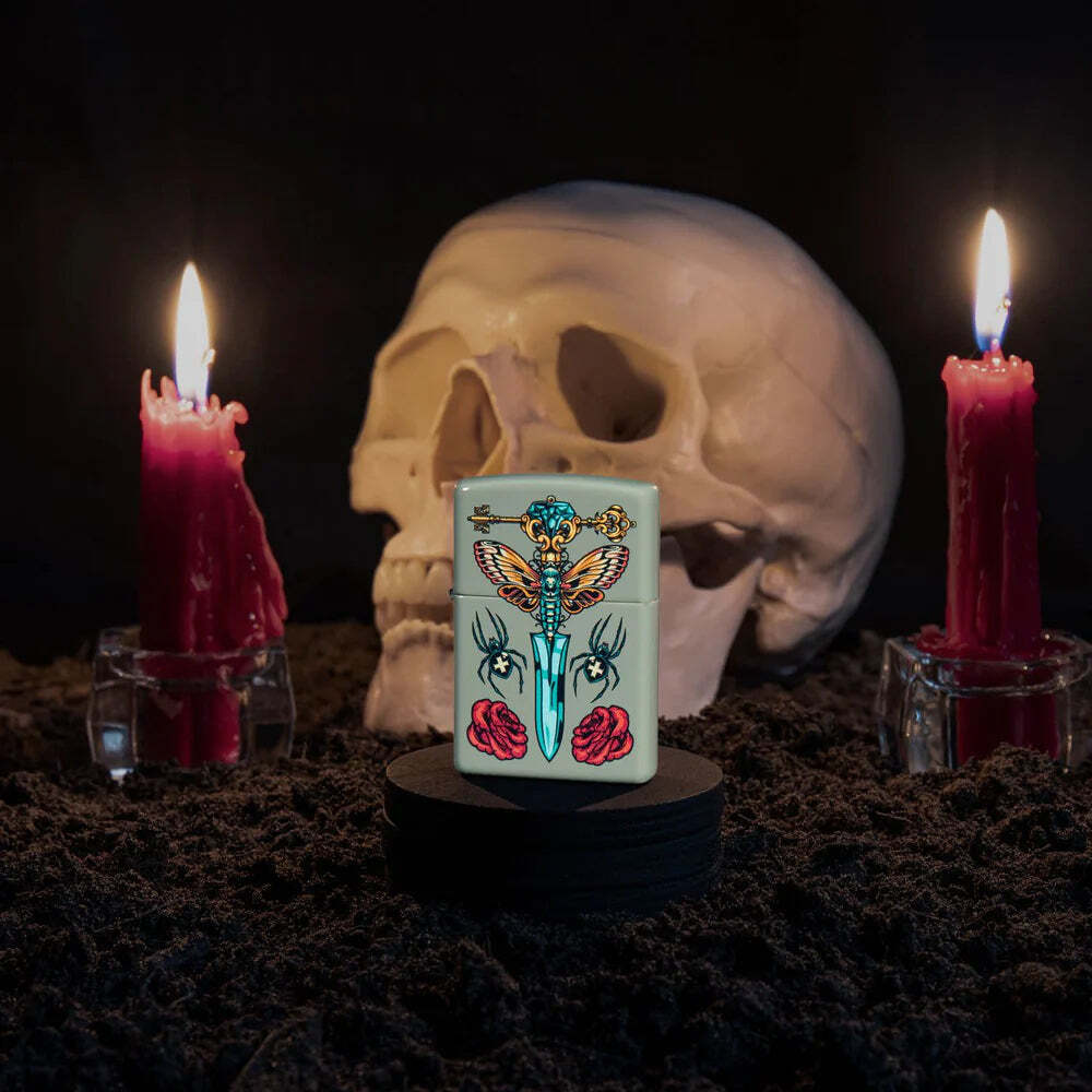 Zippo Gothic Dagger Design