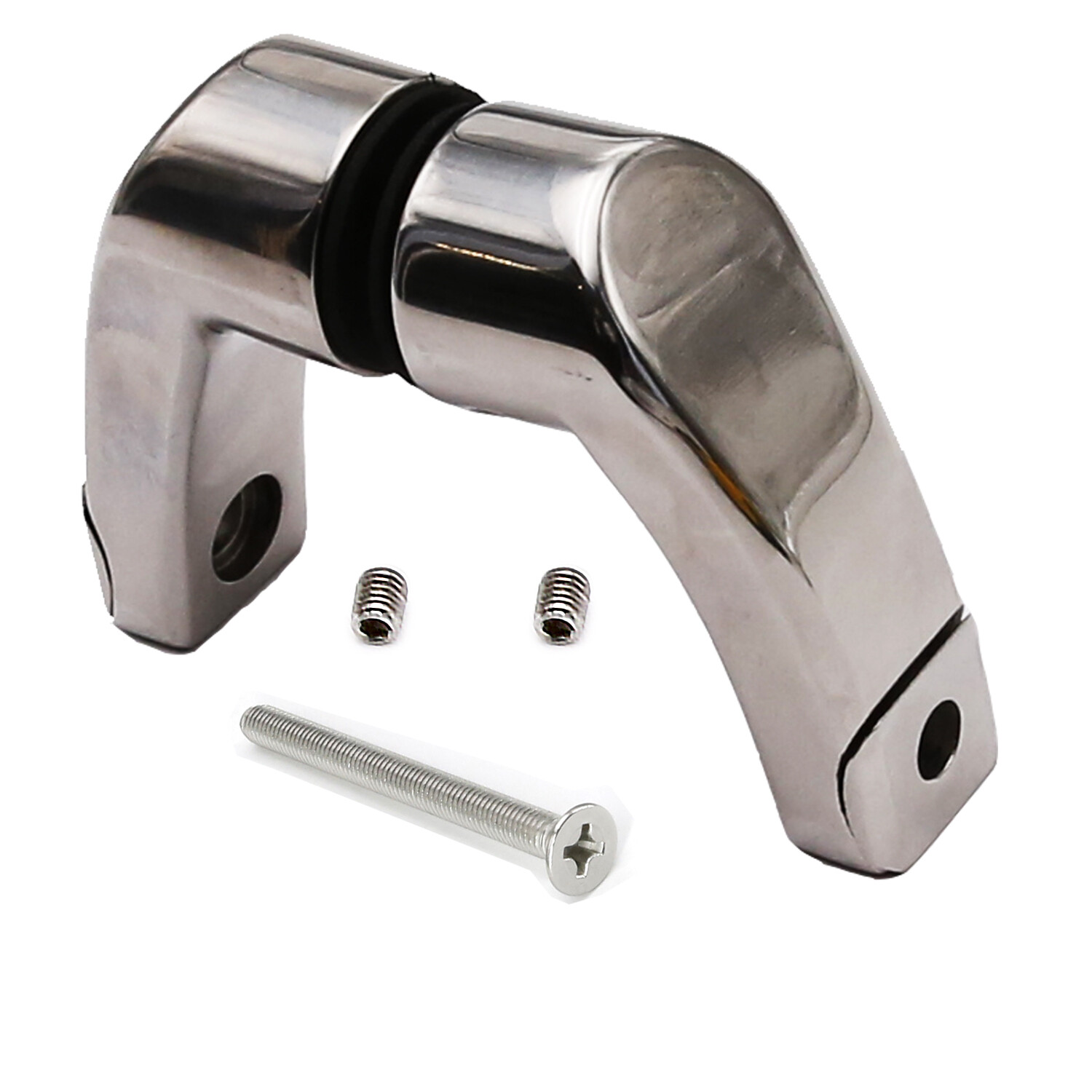 Stainless Steel Offset Style Back to Back Glass Door/Barn Door Push Pull Handle