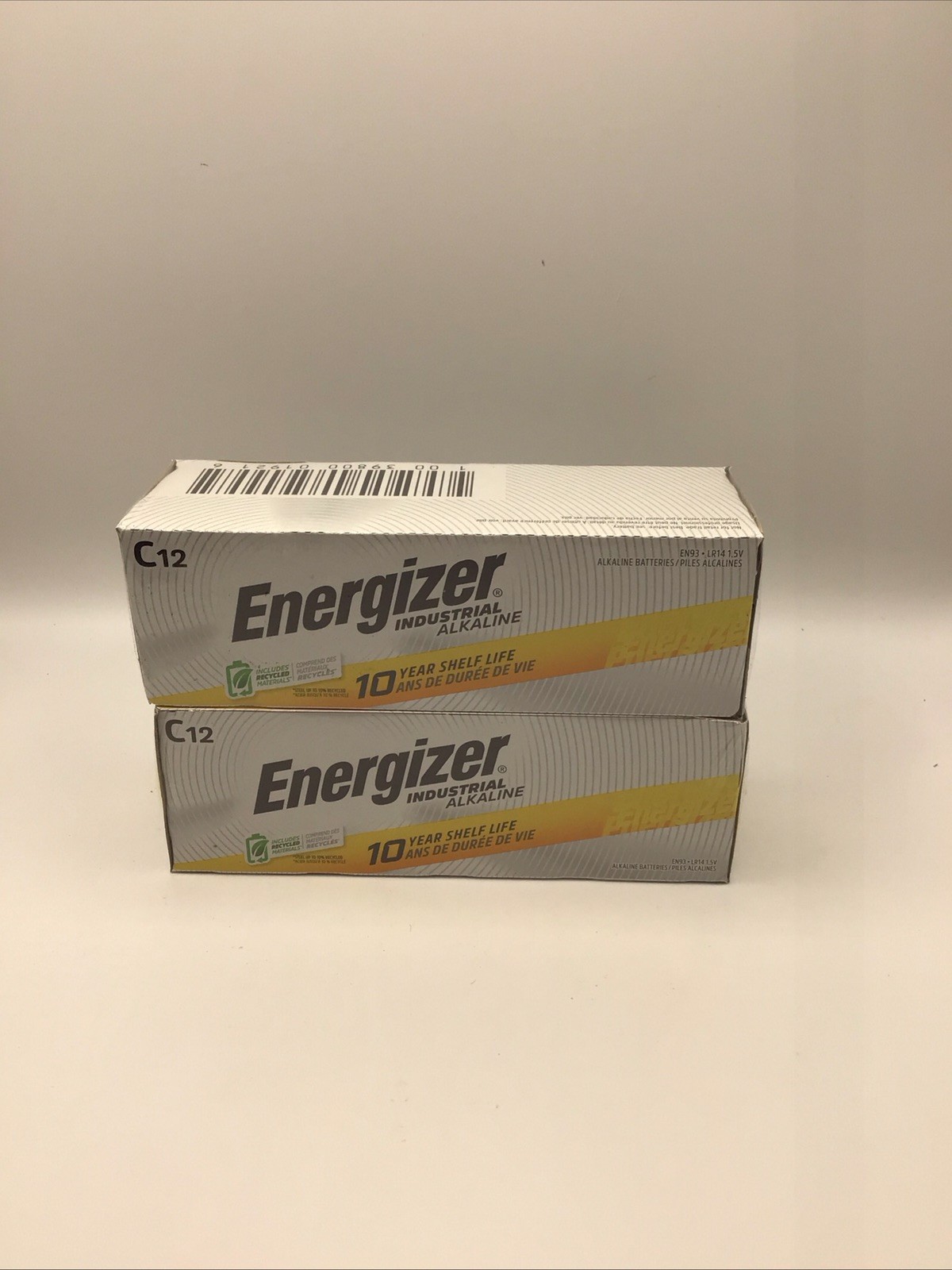 Energizer LR20DP12 (2) Box of 12 =24 total  Industrial C Alkaline Batteries FNFP