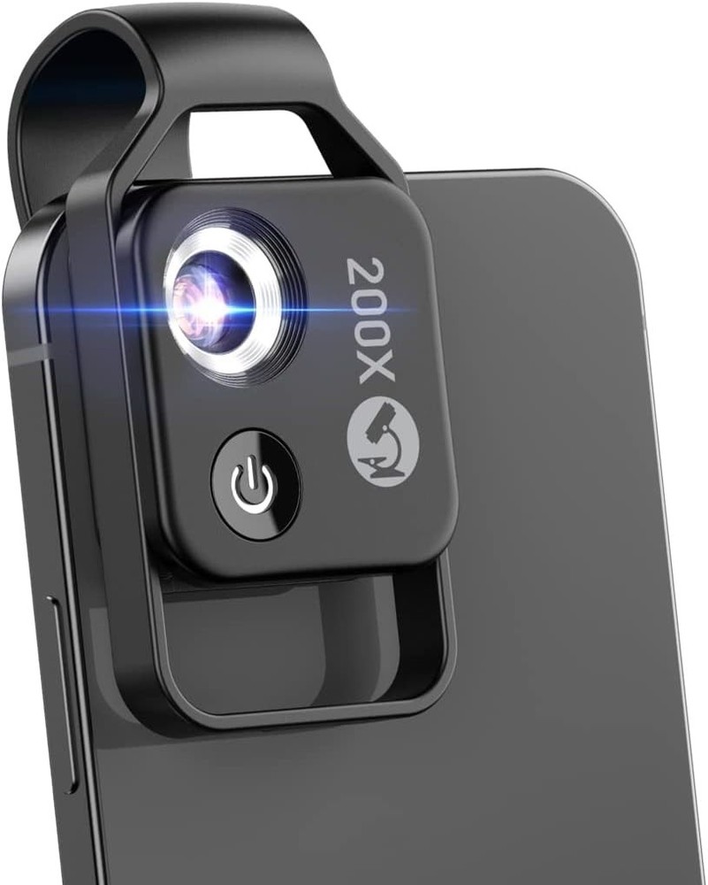 LED Pocket Microscope for Easy Use on Smartphones and Quick Exploration