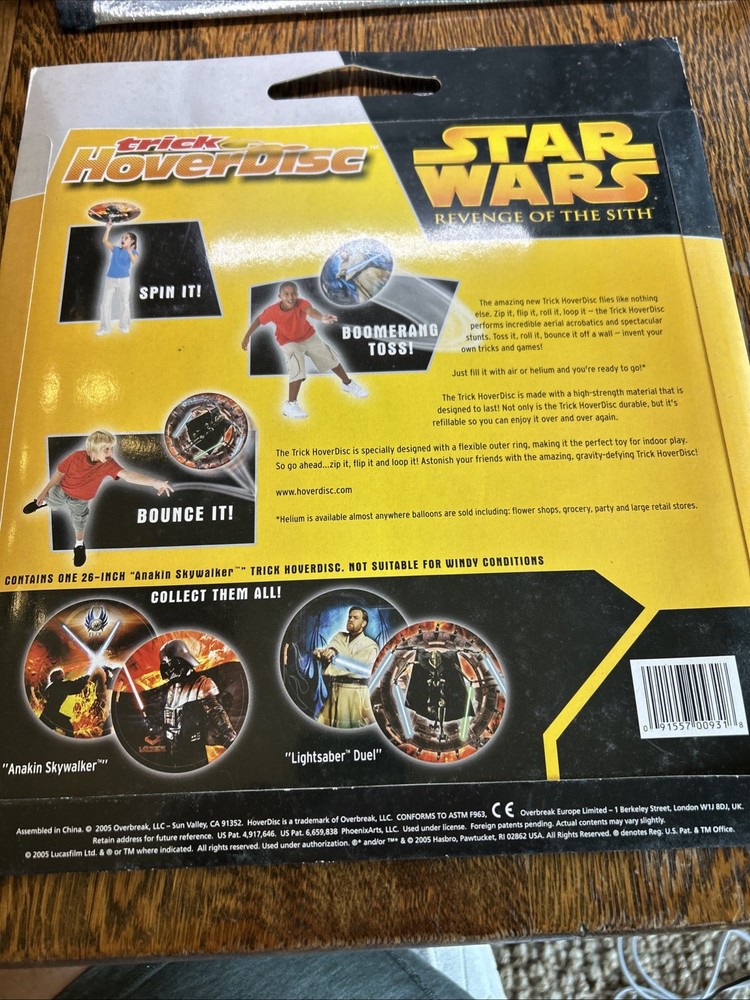 Darth Vader Trick HoverDisc Inflatable Hover Floats Defies Gravity Star Wars