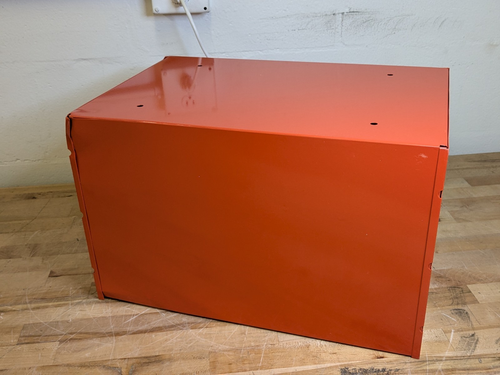 Kent Bin Storage Cabinet 9 Drawer 17" W x 11" D x 10" H Steel Orange KA9