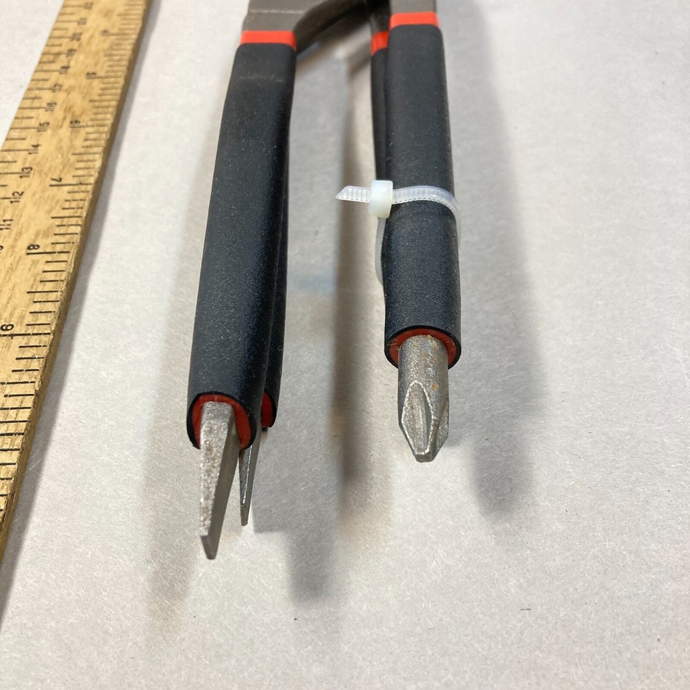 Raptor Pliers 2 Pc 10" Screwdriver Tip Handles