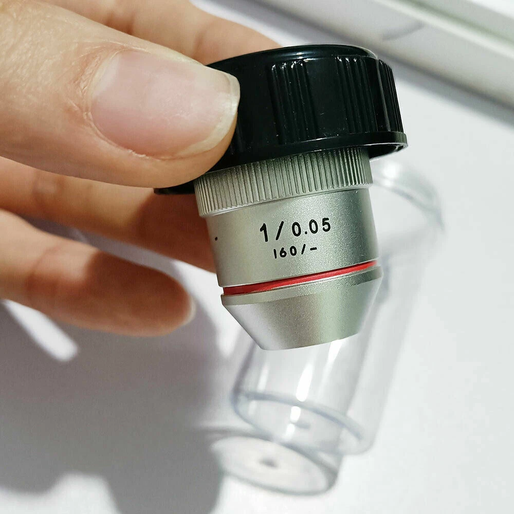 195 1X 2X RMS Achromatic Infinity Objective Lens for Biological Microscope