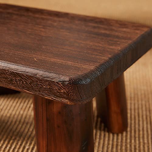 Wooden Stool, Rectangular Bedside Step Stool, Step Ladder for Kitchen &
