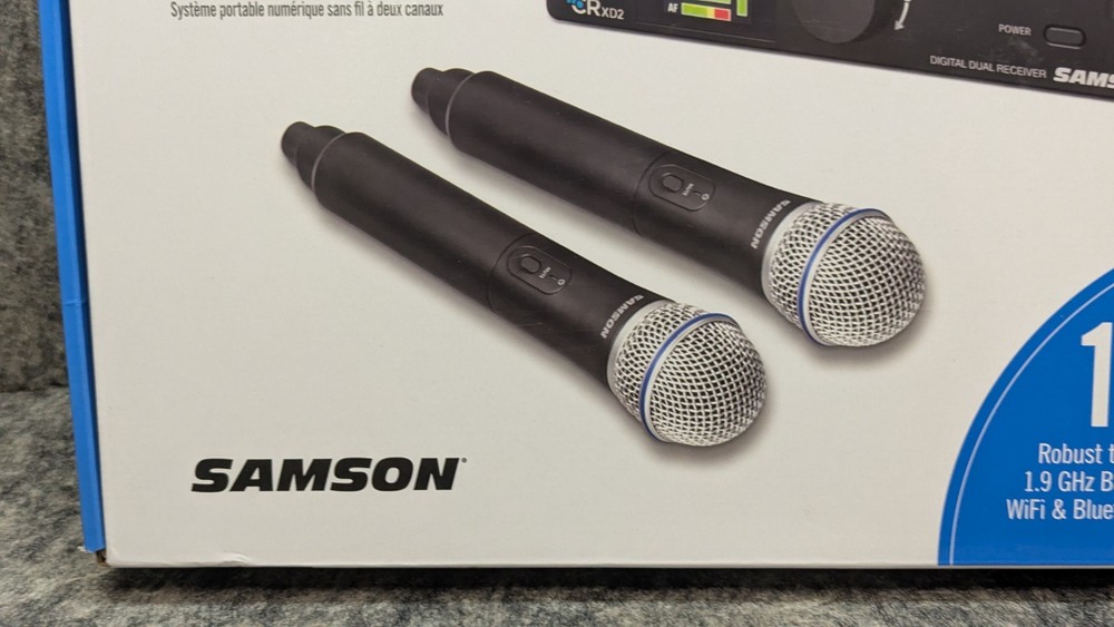 🔥New🔥 Samson Concert XD2 Dual Handheld Digital Wireless Microphone System