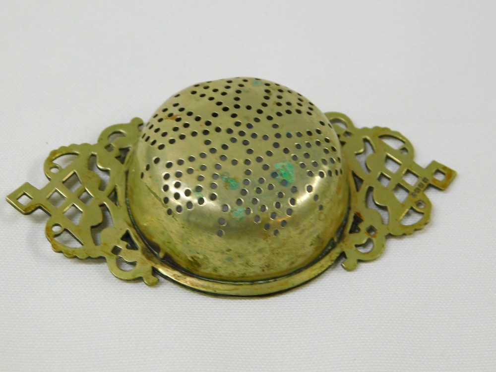 Antique Vintage EPNS Silver Plate Tea Strainer Small