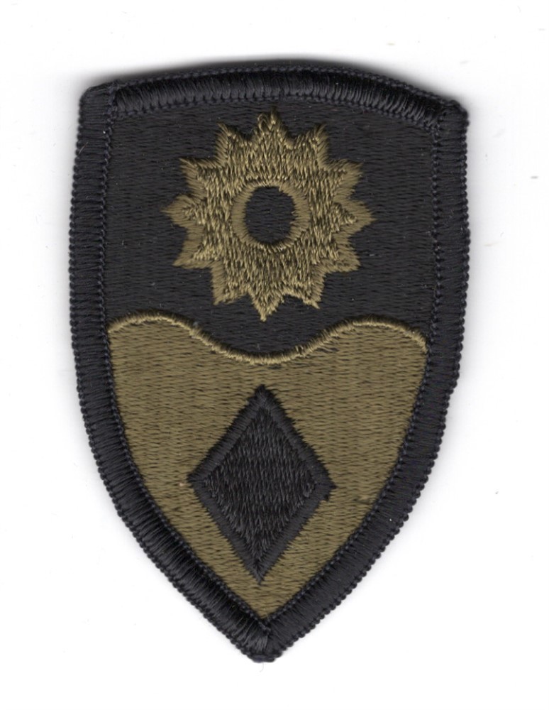 Army Patch:  49th Infantry Brigade - subdued, merrowed edge