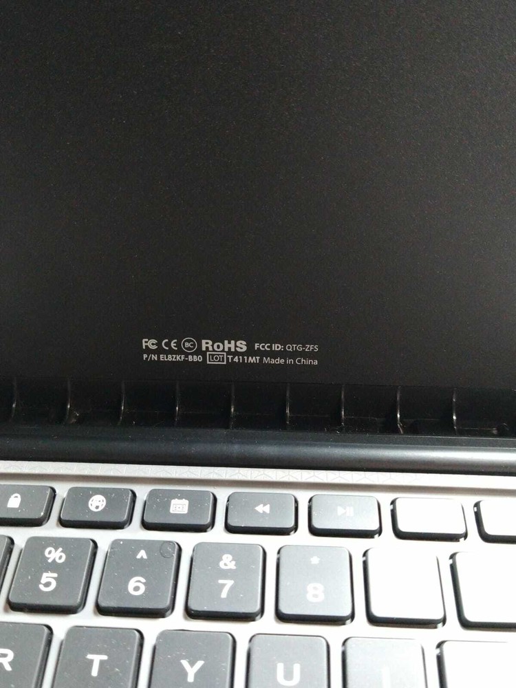 Zagg Folio Ellipsis 8 Bluetooth Keyboard Backlit Keys Stand Case Verizon