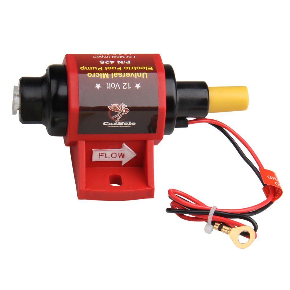 2-3 PSI 28 GPH Low Pressure Electric Inline Fuel Pump Carburetor Gas Universal
