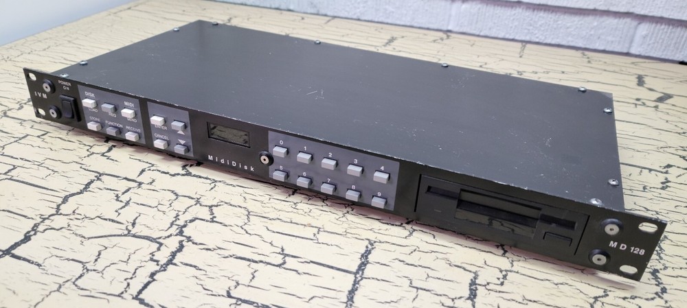 IVM MD 128 3.5 inch floppy Disk Midi Data Interface Storage System I.V.M. MD-128