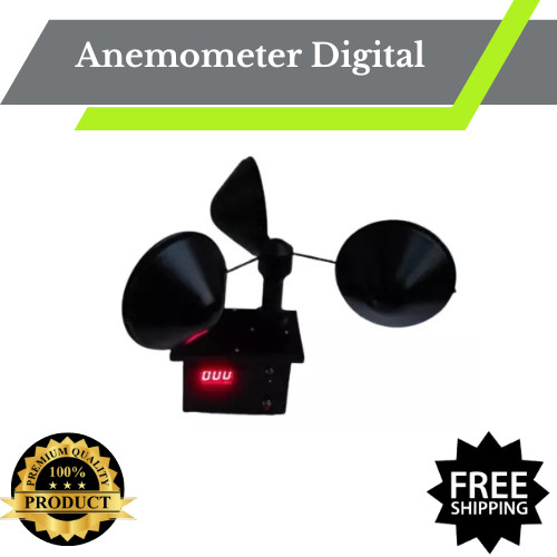 Digital Anemometer Wind Speed & Temperature Meter Handheld LCD
