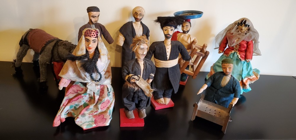 Vintage Handmade Middle Eastern Dolls