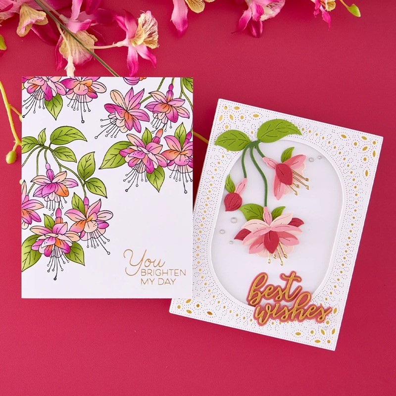 Preorder: Spellbinders 3D Embossing Folder E3D-172 Magical Fuchsia