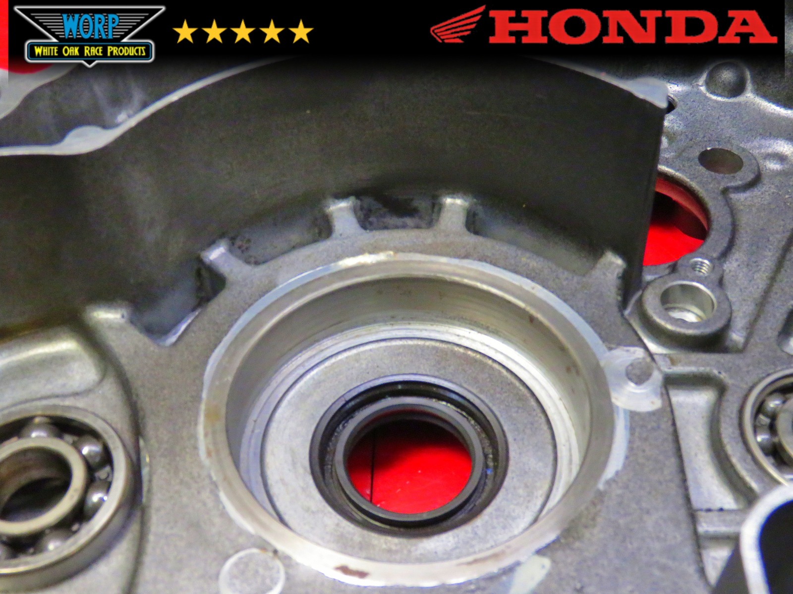 1985 HONDA ATC350X MATCHED CRANK CASE LEFT RIGHT CRANKCASE ENGINE BOTTOM END