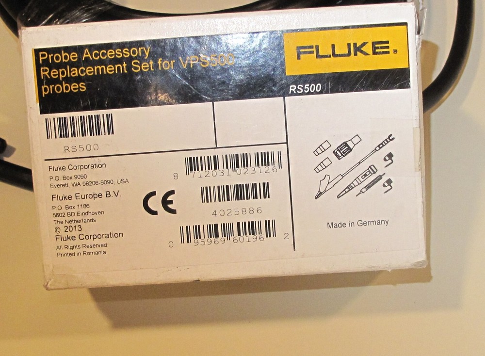 Fluke VPS500 probe accessory replacement set.