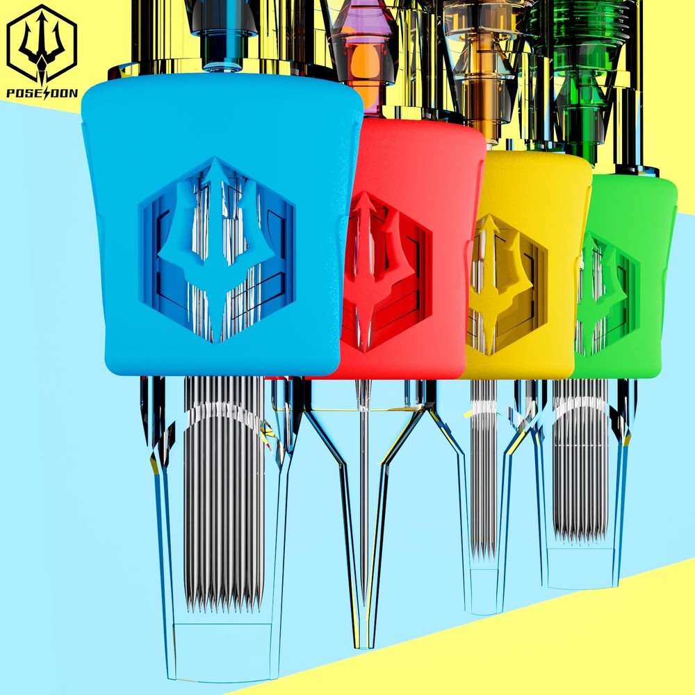 POSEIDON Tattoo Gun Kit - Wireless Pen TK035, Multicolor