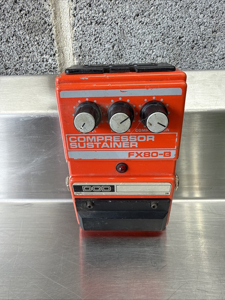DOD FX80B Compressor Sustainer  Guitar Effects Pedal UNTESTED