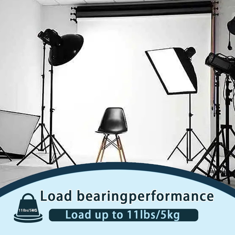 Photography Tripod Stand 2 Pack Adjustable 2.5-7ft | For Camera, Light, Softbox